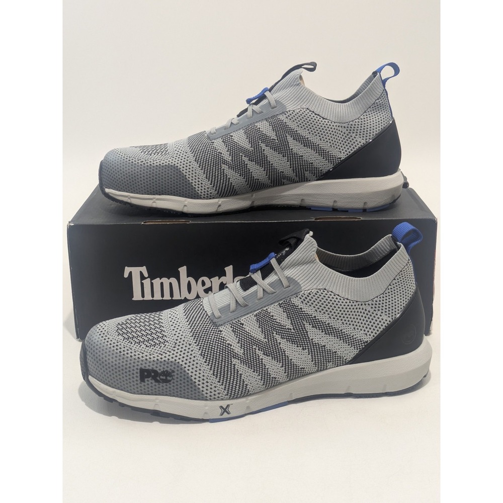 Timberland PRO Radius Knit CT Work Shoes Grey Men's 14 W Anti-Fatigue